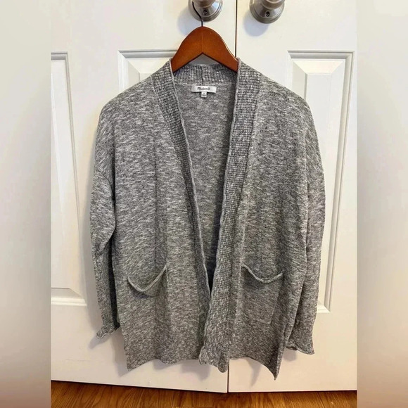 Madewell Marled Bradley Cardigan Sweater Size Small - Picture 4 of 10